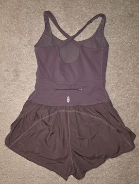 Free People FP Movement Righteous Runsie, Clove Size XS